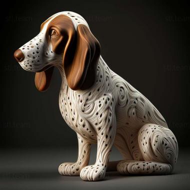 3D модель Порцелянова собака (STL)